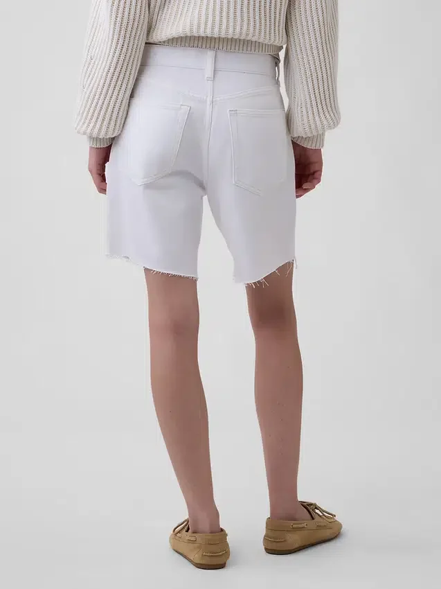 8" Bermuda-Shorts mit mittlerer Leibhöhe, ultrweiche, lockere Passform