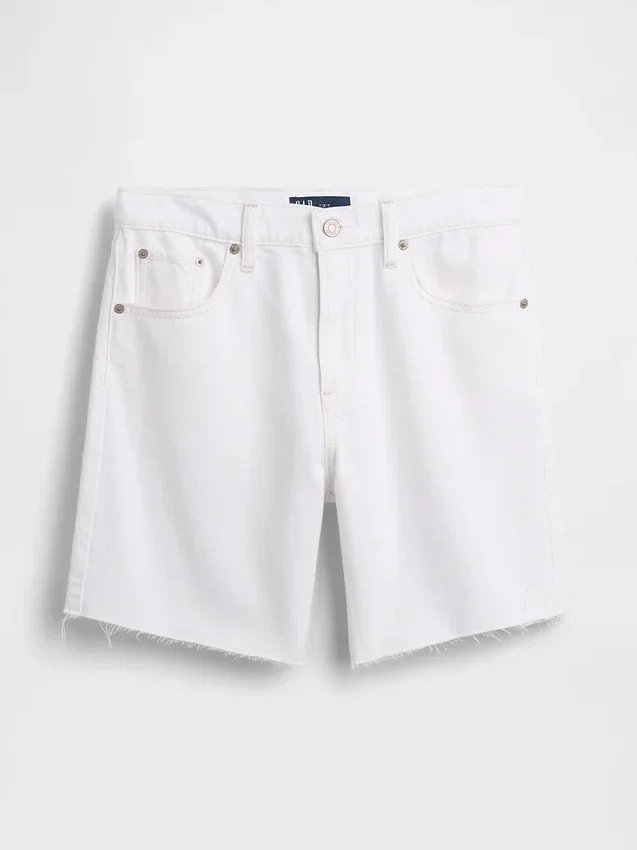 8" Bermuda-Shorts mit mittlerer Leibhöhe, ultrweiche, lockere Passform