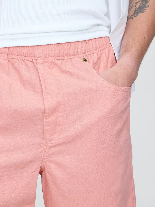 9" Easy-Shorts aus Leinen-Baumwolle