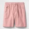 9" Easy-Shorts aus Leinen-Baumwolle