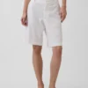 9" kurze Leinen-Mischung-Shorts mit niedriger Leibhöhe