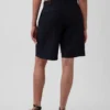 9" kurze Leinen-Mischung-Shorts mit niedriger Leibhöhe