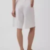 9" kurze Leinen-Mischung-Shorts mit niedriger Leibhöhe