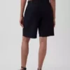 9" kurze Leinen-Mischung-Shorts mit niedriger Leibhöhe
