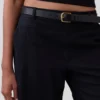 9" kurze Leinen-Mischung-Shorts mit niedriger Leibhöhe