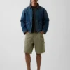 9" lockere Denim-Carpenter-Shorts