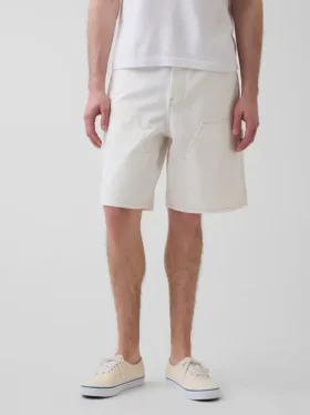 9″ lockere Denim-Carpenter-Shorts