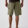 9" lockere Denim-Carpenter-Shorts
