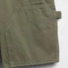 9" lockere Denim-Carpenter-Shorts