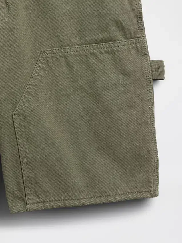 9" lockere Denim-Carpenter-Shorts