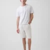 9" lockere Denim-Carpenter-Shorts
