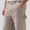 90er-Jahre-Carpenter-Jeans mit doppeltem Knie und lockerer Passform