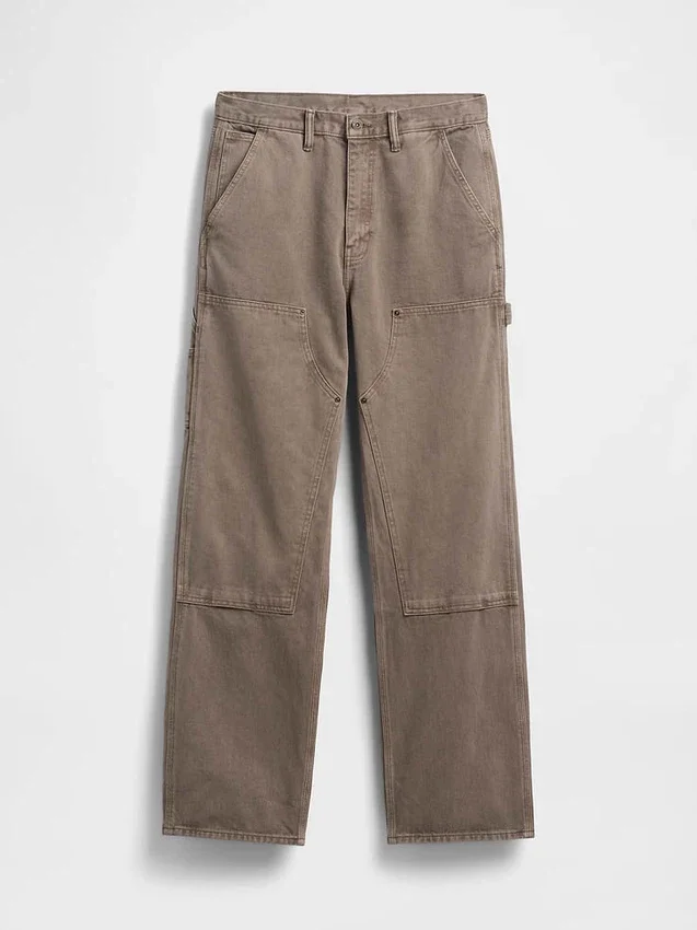 90er-Jahre-Carpenter-Jeans mit doppeltem Knie und lockerer Passform