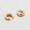 Admiral Row Gold-Creolen mit Mond und Stern