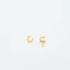 Admiral Row Gold-Ohrringe mit Initialen