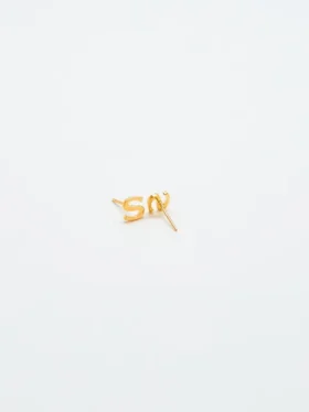 Admiral Row Gold-Ohrringe mit Initialen