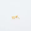 Admiral Row Gold-Ohrringe mit Initialen