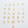 Admiral Row – Zierliche Initialen-Halskette aus Gold