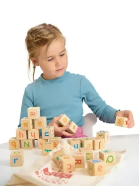Alphabet-Buchstabenbausteine