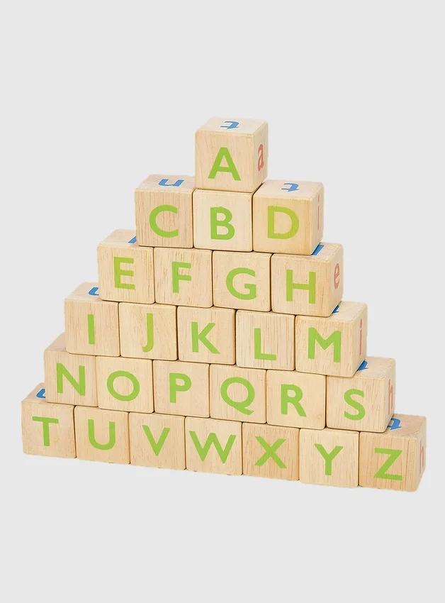 Alphabet-Buchstabenbausteine