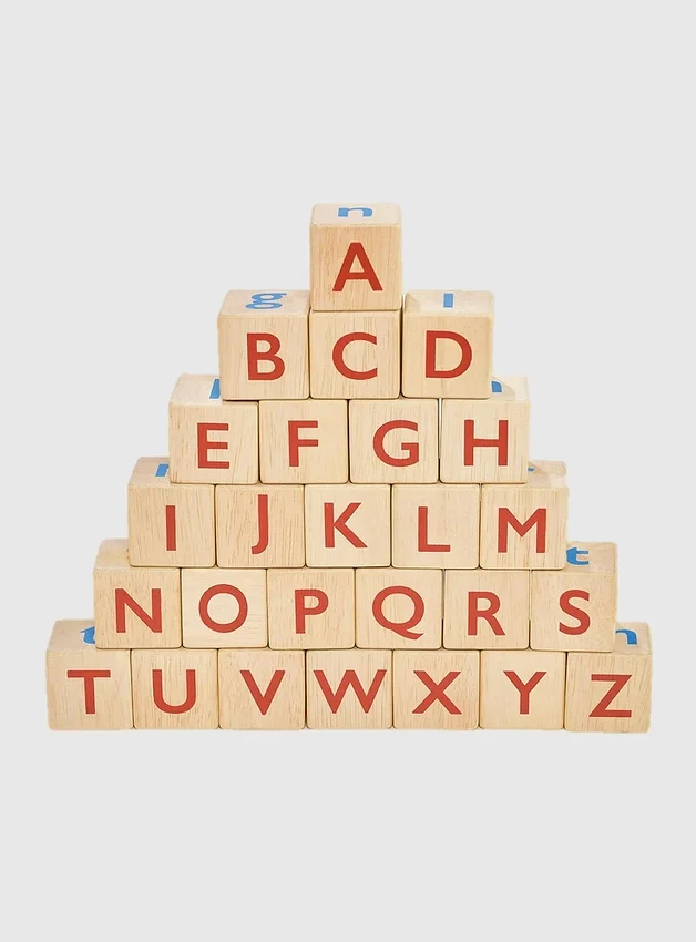 Alphabet-Buchstabenbausteine