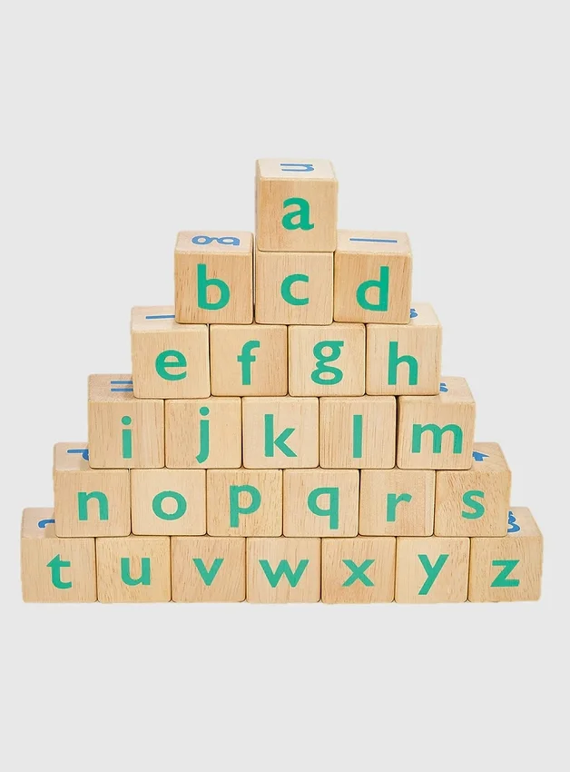 Alphabet-Buchstabenbausteine