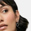 Ana Luisa Ash Silber-Doppel-Creolen
