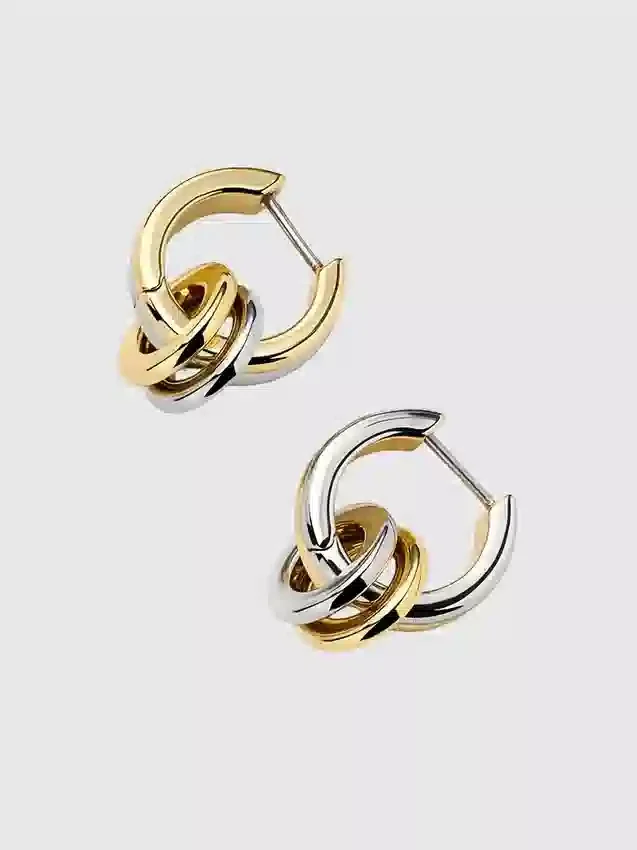 Ana Luisa Asher Drop Huggie-Ohrringe