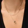 Ana Luisa Gold Mini-Kiesel-Halskette