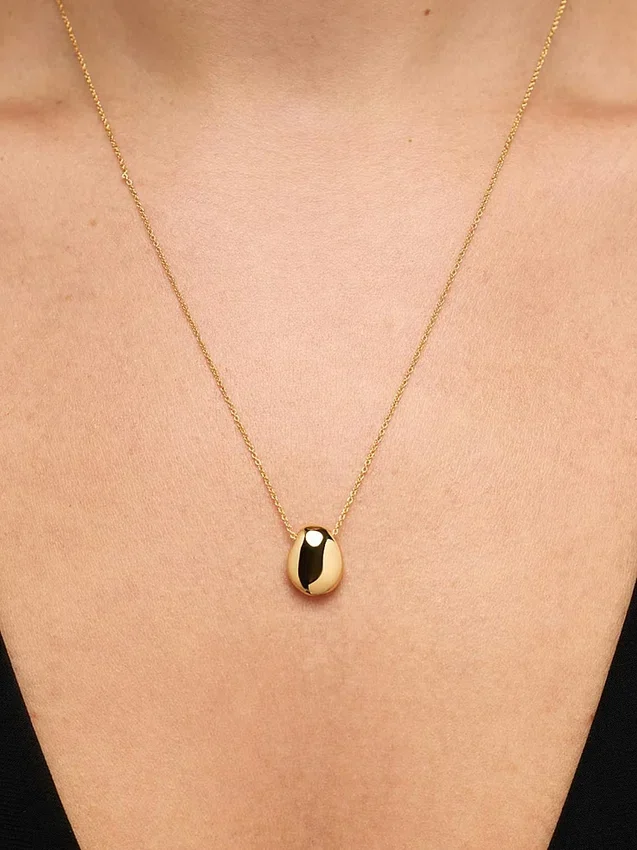 Ana Luisa Gold Mini-Kiesel-Halskette