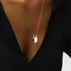 Ana Luisa Silber-Mini-Kiesel-Halskette