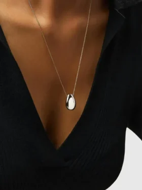 Ana Luisa Silber-Mini-Kiesel-Halskette