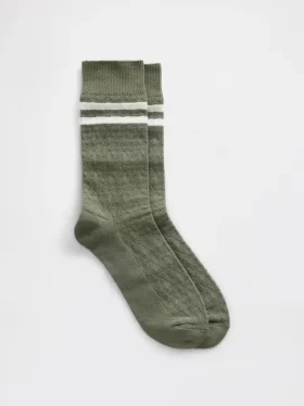 Argyle Varsity Crew-Socken