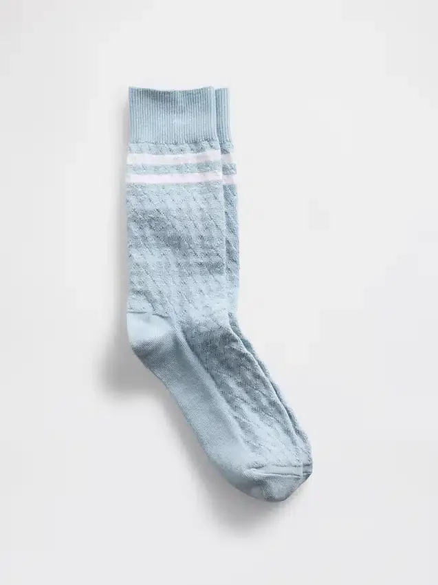 Argyle Varsity Crew-Socken