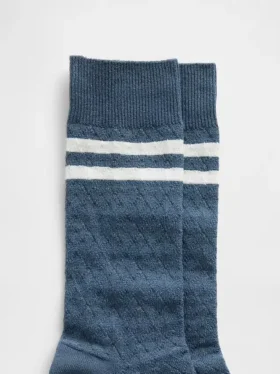 Argyle Varsity Crew-Socken