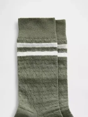 Argyle Varsity Crew-Socken