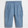 Baby-Baumwollgaze-Hose mit Brannan-Bär-Motiv