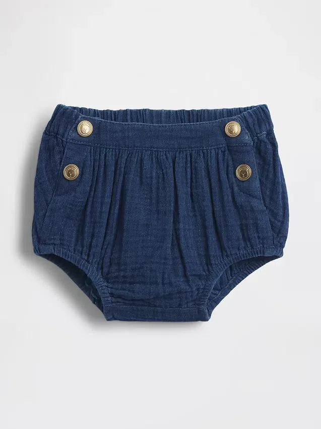 Baby-Bloomer aus Baumwollgaze im Sailor-Stil
