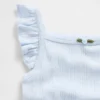 Baby-Body mit Pointelle-Rippmuster