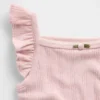 Baby-Body mit Pointelle-Rippmuster