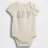Baby-Bodys aus Bio-Baumwolle mit Blumenlogo