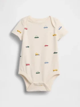 Baby-Bodys aus Bio-Baumwolle mit Print