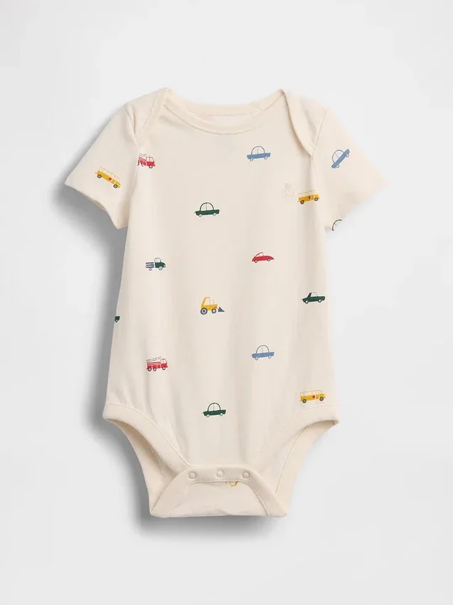 Baby-Bodys aus Bio-Baumwolle mit Print