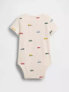 Baby-Bodys aus Bio-Baumwolle mit Print