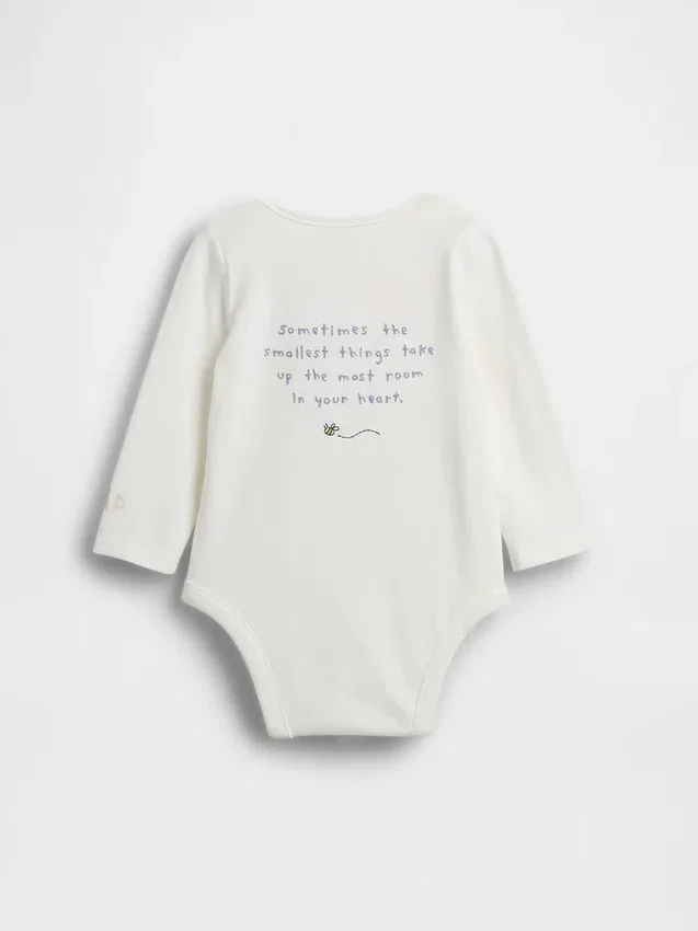 Baby-Bodys aus Bio-Baumwolle mit Winnie-Puuh-Motiv