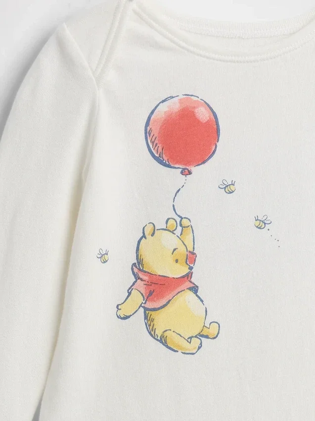 Baby-Bodys aus Bio-Baumwolle mit Winnie-Puuh-Motiv
