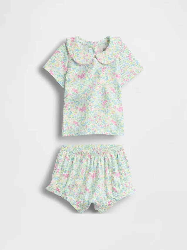 Baby-Bodys „Tinyrib“ mit Peter-Pan-Kragen