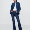 Baby-Boot-Jeans mit mittlerer Leibhöhe