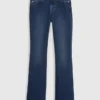 Baby-Boot-Jeans mit mittlerer Leibhöhe