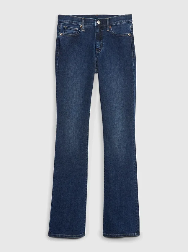 Baby-Boot-Jeans mit mittlerer Leibhöhe